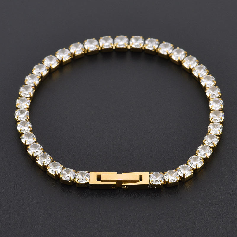 Gold Tennis Bracelet